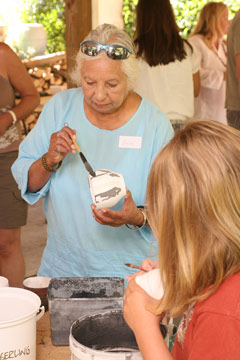 Raku firing with David Walters and Sarah Walters