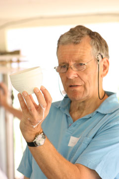 Raku firing with David Walters and Sarah Walters
