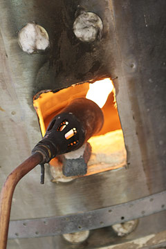 Raku firing with David Walters and Sarah Walters