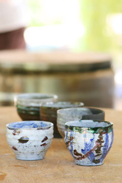 Raku firing with David Walters and Sarah Walters
