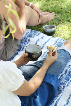 Raku firing with David Walters and Sarah Walters