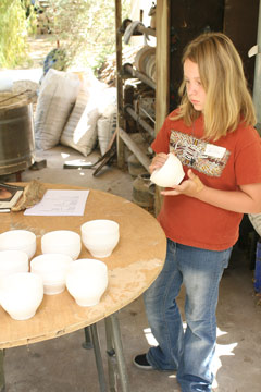 Raku firing with David Walters and Sarah Walters