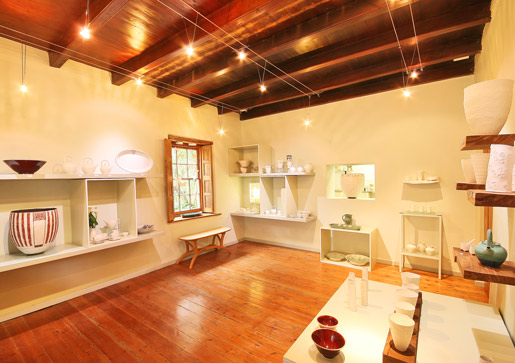 The Ceramics Gallery, David Walters Franschhoek South Africa designer craftsman