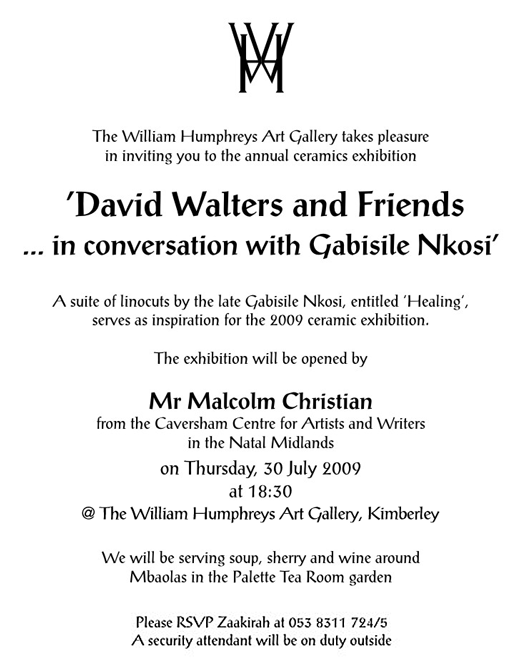 David Walters and friends exhibition